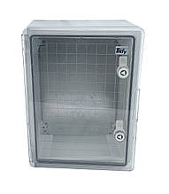 Корпус пластиковий ЩМПп-400х300х170 прозорі дверцята ABS IP65 Ny95504608