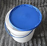 Відро харчове пластикове 10л біле з кришкою, фото 2