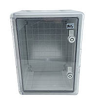 Корпус пластиковий ЩМПп-400х300х220 прозорі дверцята ABS IP65 Ny95504609