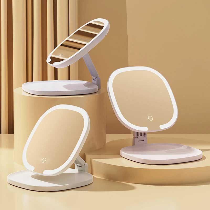 Косметичне LED дзеркало акумуляторне YB-021, фото 1