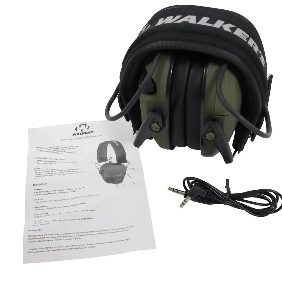 Активні Навушники Walker's Razor Slim Khaki, фото 1