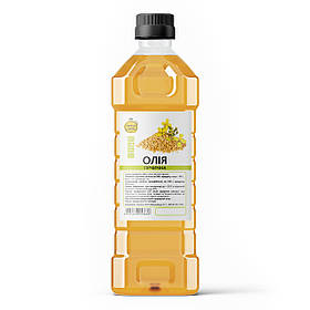 Гірчична олія, першого холодного віджиму, ТМ "Корисна олія" 1л