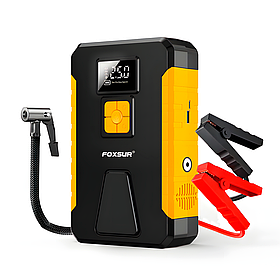 Пусковий пристрій бустер Foxsur Car Jump starter FJS-950 800А 12В 2в1 + компресор