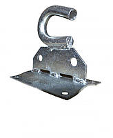 Гак бандажний КБУ-16 для округлої та прямої опори ZELK Запорожнення гак на стіну, на стовп, опору, арматура СІП