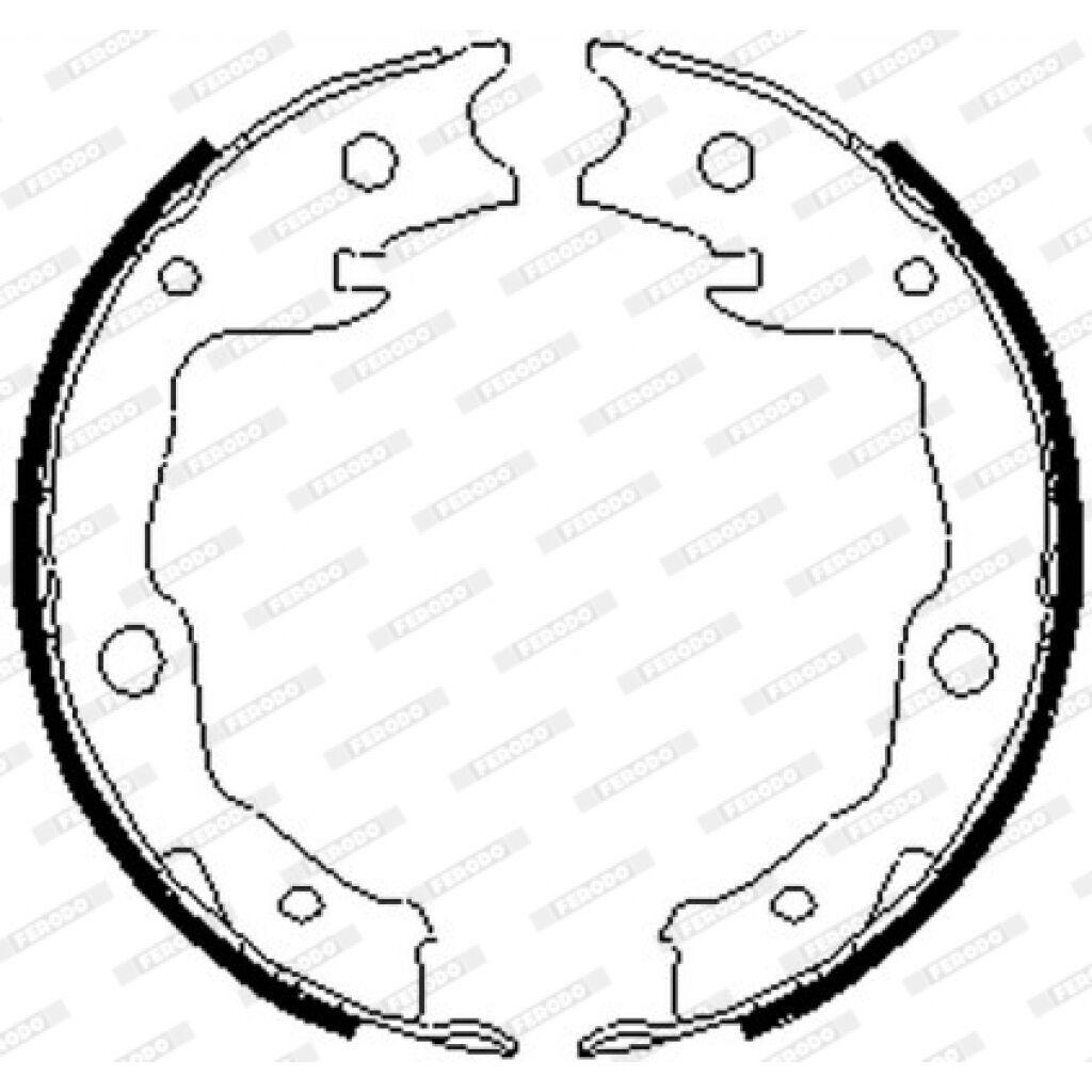 Гальмівні колодки FERODO FSB4035, фото 1