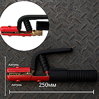 Електродотримач JAPAN 500А, латунь, 25 см — тримач електродів для зварювання до 5.5 мм, Китай