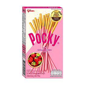 Палички Поккі Pocky з полуничним смаком 45 г