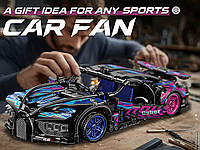 Конструктор перегонового автомобіля 473 деталі машинка LEGO з інерційним механізмом Машинка-конструктор