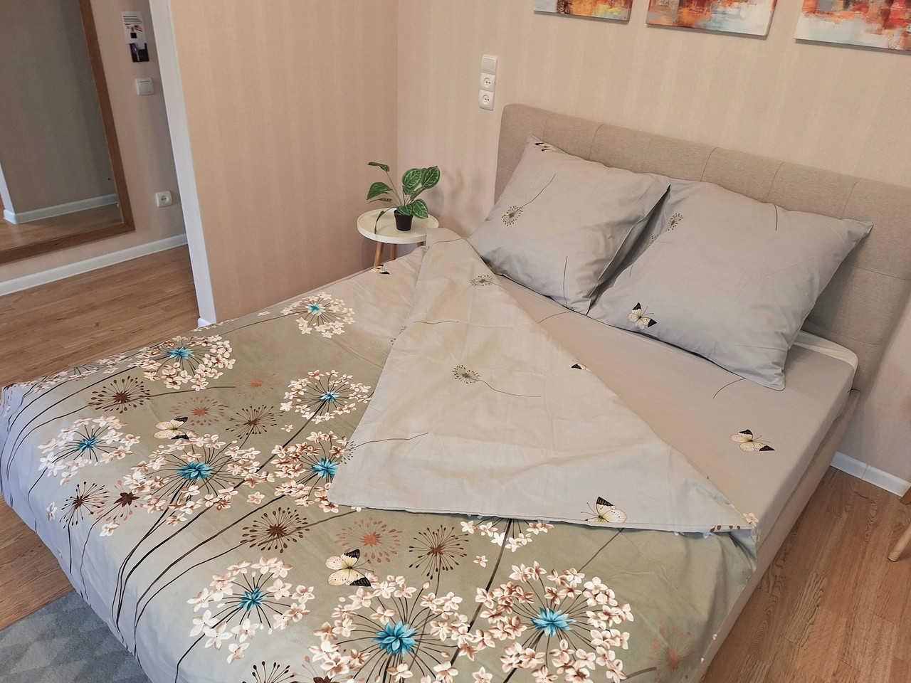 Набір постільної білизни Бязь Голд Люкс №бл478 Двоспальний розмір 200х220 см.