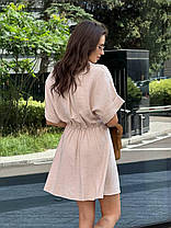 Легка лляна повсякденна жіноча сукня на літо Smf9452, фото 5