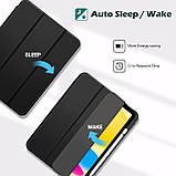 Чохол Clear Acrylic для iPad 11 (2025) / iPad 10 (2022) 10.9" з місцем для стілусу Чорний, фото 4