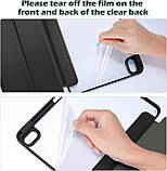 Чохол Clear Acrylic для iPad 11 (2025) / iPad 10 (2022) 10.9" з місцем для стілусу Чорний, фото 5