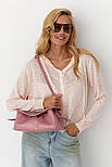 Легкий кардиган з капюшоном на ґудзиках — пудра колір, ONE SIZE (є розміри), фото 5