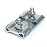 Затискач плашковий ПА 1 — сталевий, 5,5-8,6 мм діаметр дроту, відповідна, з'єднувальна