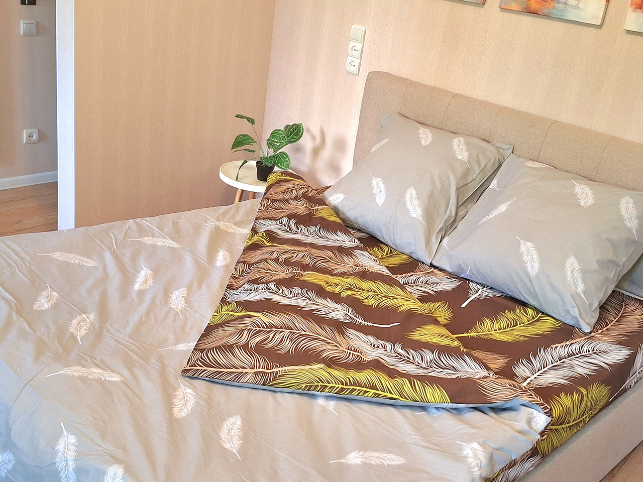 Комплект постільної білизни Бязь Голд Люкс №бл367 Подвійний 200х220