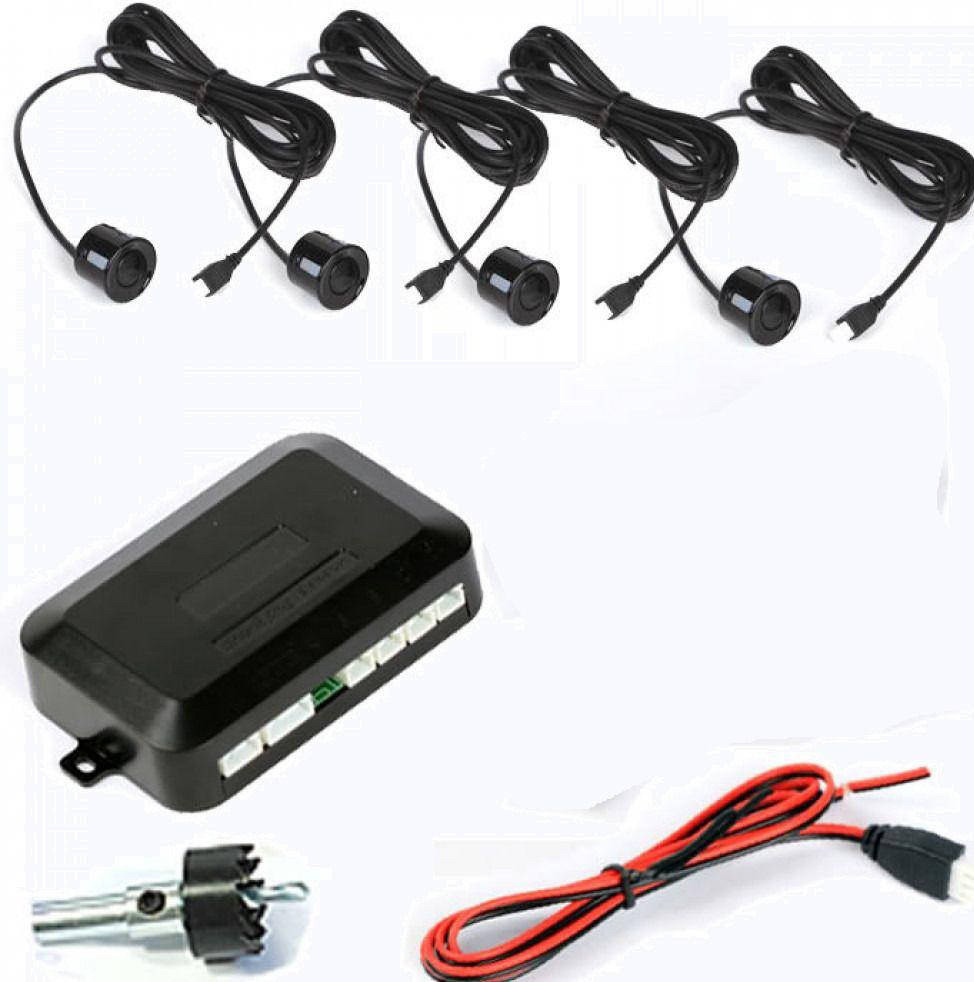 Парктронік автомобільний, 3 датчики, LED-дисплей, звуковий сигнал, універсальний, фото 1