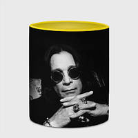 Чашка с принтом Оззи Осборн 330 мл (цвет чашки на выбор)
