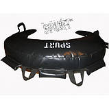 Болгарський мішок SPURT ПВХ 650 г/м2 (PVS) 10 кг чорний, фото 2