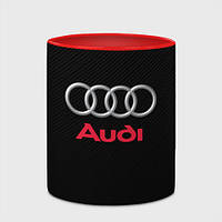 Чашка с принтом Audi Ауди 330 мл (цвет чашки на выбор)