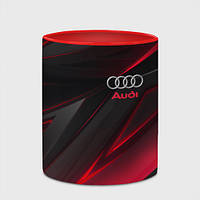 Чашка с принтом Audi Ауди 330 мл (цвет чашки на выбор)