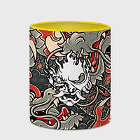 Чашка с принтом Cyberpunk2077samurai 330 мл (цвет чашки на выбор)
