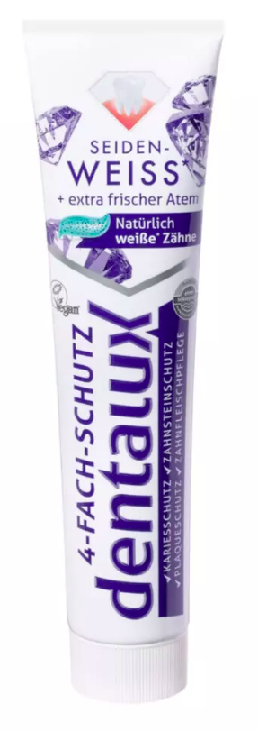 Зубна паста Dentalux відбілююча Німеччина 125 мл, фото 1