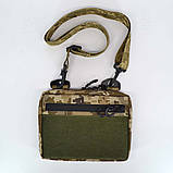 Сумка месенджер зменшена наплічна водонепроникна в камуфляжі піксель ЗСУ ММ-14, фото 2