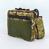 Сумка месенджер зменшена наплічна водонепроникна в камуфляжі піксель ЗСУ ММ-14, фото 4