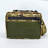 Сумка месенджер зменшена наплічна водонепроникна в камуфляжі піксель ЗСУ ММ-14, фото 5