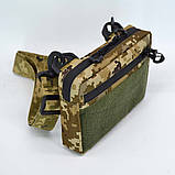 Сумка месенджер зменшена наплічна водонепроникна в камуфляжі піксель ЗСУ ММ-14, фото 6
