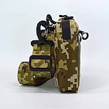 Сумка месенджер зменшена наплічна водонепроникна в камуфляжі піксель ЗСУ ММ-14, фото 7