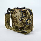 Сумка месенджер зменшена наплічна водонепроникна в камуфляжі піксель ЗСУ ММ-14, фото 8
