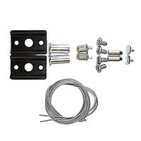 Тросовий підвіс  1,5м для магнітної трекової рейки  (2 троси/набір), Чорний