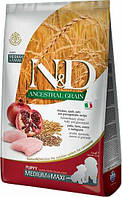 Farmina (Фарміна) N&D Low Grain Medium & Maxi Puppy Chicken & Pomegranate Низькозерновий корм з куркою та гранатом 12 кг
