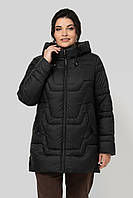 Жіноча чорна куртка Мадейра у розмірах 50-60