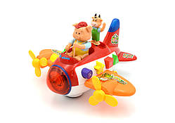 Літак музичний 039-4 світлові ефекти сортер