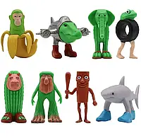 Фігурки італійські меми Brainrot Брейнрот Тралалеро Тралала tung sahur Bombardiro Crocodilo Tralalero — 8 шт.