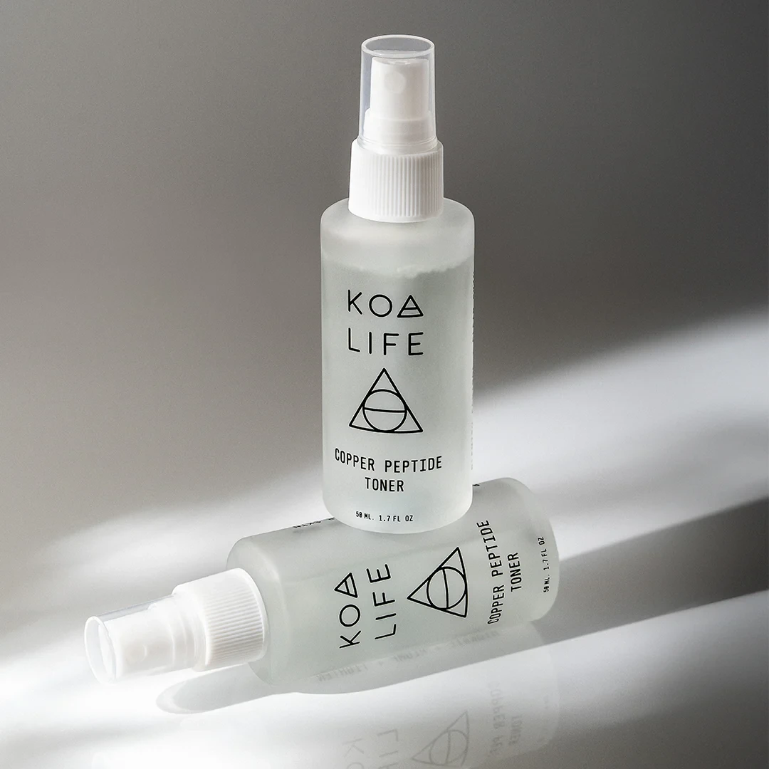 Тонік із пептидами міді Koa Life Copper Peptide Toner для пружності, сяяння та антивікового догляду, 50 мл, фото 1
