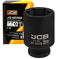 Головка торцева ударна глибока 3/4" 38 мм (6-гранна) JCB Tools JCB-46510038