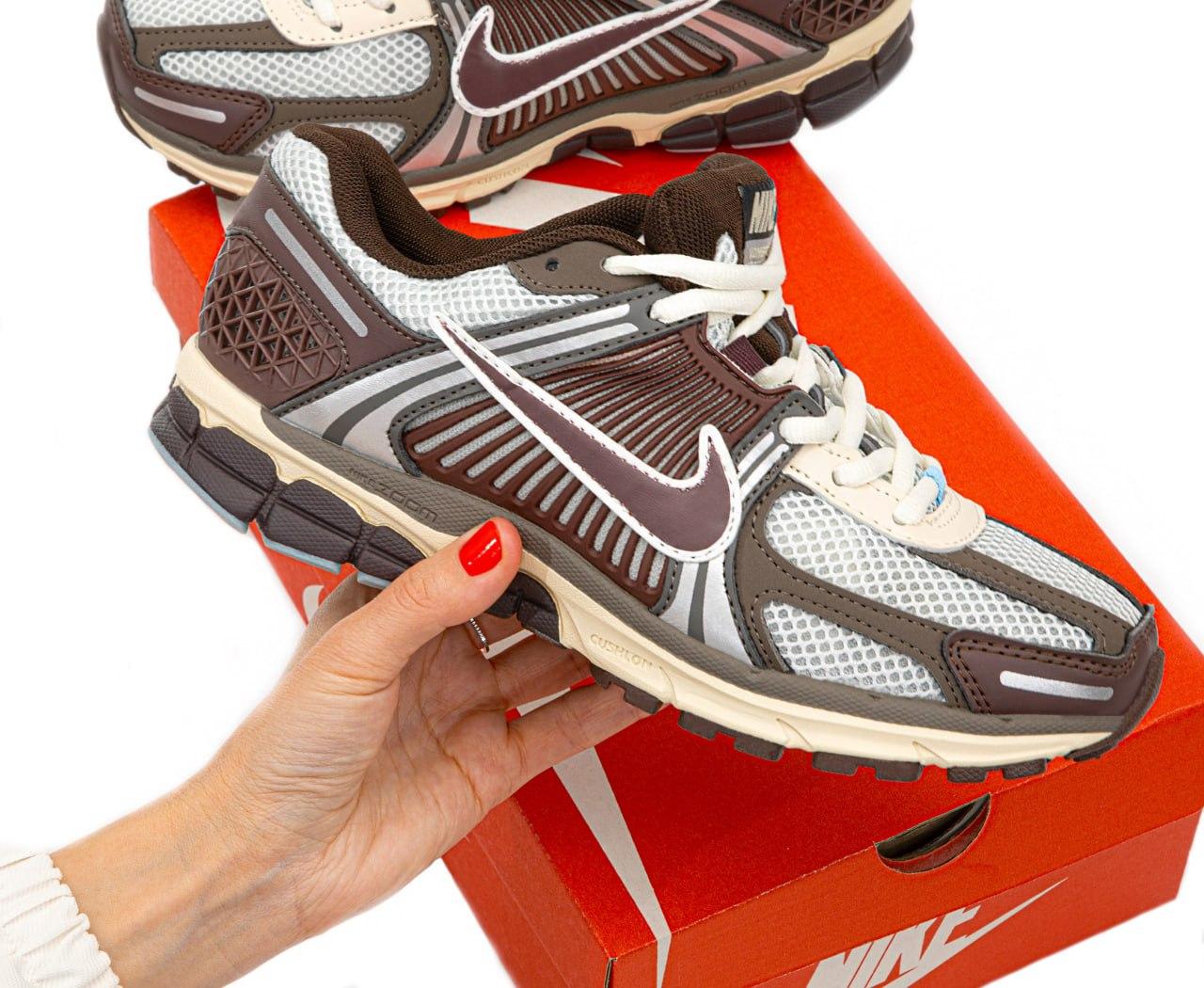 Чоловічі кросівки Nike Zoom Vomero 5 Brown Коричневі Взуття Найк Зум Вомеро 5 замша сітка текстиль демісезон, фото 1