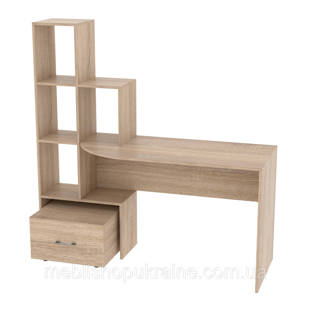 Комп'ютерний стіл зі стелажем. Шир 150 см., фото 1