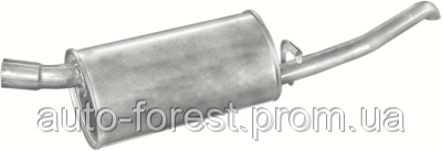 Глушитель Opel Corsa A  1.0/1.2/1.3/1.4  (83-93) (SEDAN)