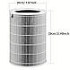 Фільтр НЕРА для Xiaomi Mi air Purifier 3c/3h 2c/2h 2s pro та Mi M8R-FLH T-5562 - фото 3 - id-p2702921052
