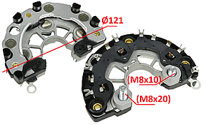 Діодний міст MERCEDES A140, A160, VANEO, OPEL ASTRA, COMBO, CORSA, MERIVA, SIGNUM, SPEEDSTER, TIGRA, VECTRA