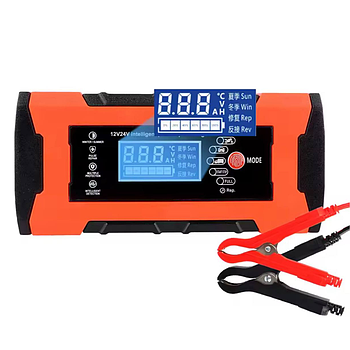 Зарядний пристрій для акумулятора 24А, 12В, DL-302 / Зарядка для акумулятора / Автомобільне зарядне