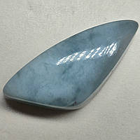 Ларимар природний камінь кабошон для створення прикрас морська хвиля перстень кулон з ларимаром 27 ct