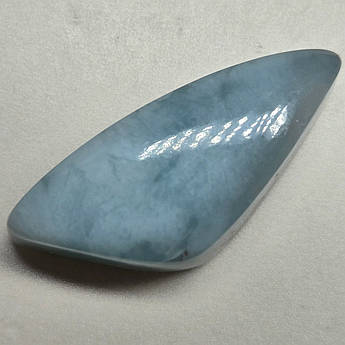 Ларимар природний камінь кабошон для створення прикрас морська хвиля перстень кулон з ларимаром 27 ct