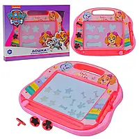 Кольорова магнітна дошка для малювання з героями Щенячий патруль, в асортименті арт. PP-82105