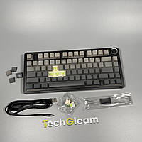 Ігрова механічна клавіатура AULA F75,Black Gradient,75%,RGB,Gasket Reaper Switch