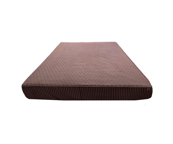 Наматрацник захисний бавовняний Point Art 140х200 см з закритими бортами коричневий, фото 1